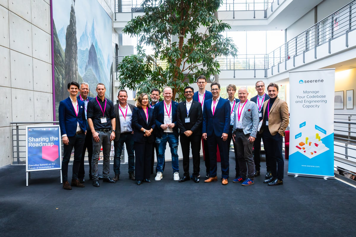 The Speakers and Hosts of the Sharing the Roadmap Automotive Software Executive Exchange